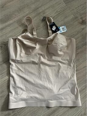 WACOAL At Ease Shaping Camisole Mod Control Nude Tank Top NEW Womens Sz 40DDD